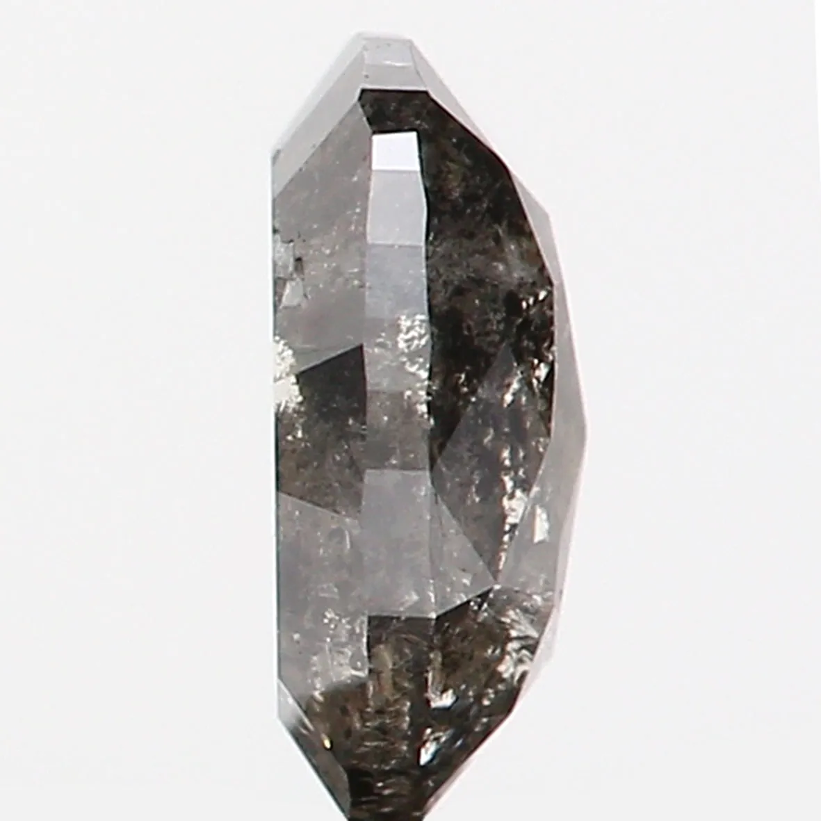 0.34 Ct Natural Loose Diamond, Oval Diamond, Black Diamond, Grey Diamond, Salt and Pepper Diamond, Antique Diamond, Real Diamond