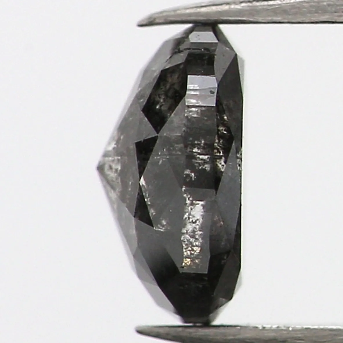 0.36 Ct Natural Loose Diamond, Oval Diamond, Black Diamond, Grey Diamond, Salt and Pepper Diamond, Antique Diamond, Real Diamond