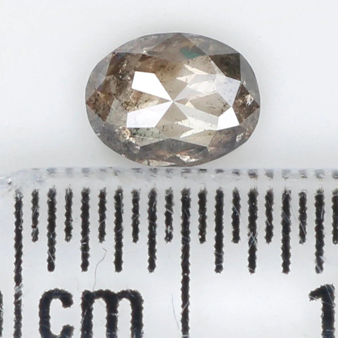 0.36 Ct Natural Loose Diamond, Oval Diamond, Black Diamond, Grey Diamond, Salt and Pepper Diamond, Antique Diamond, Real Diamond