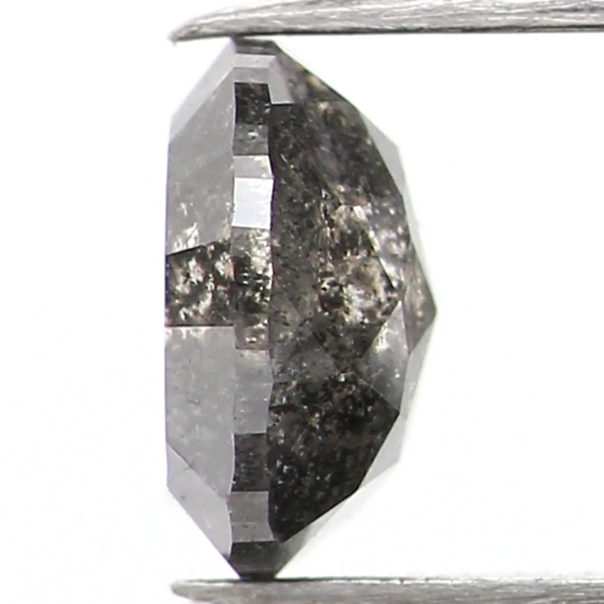 0.37 Ct Natural Loose Diamond, Oval Diamond, Black Diamond, Grey Diamond, Salt and Pepper Diamond, Antique Diamond, Real Diamond