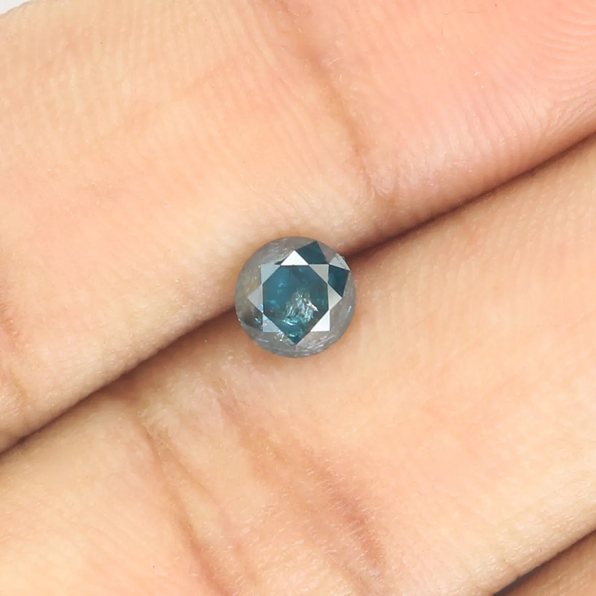 0.59 Ct Natural Loose Diamond Round Blue Color 5.02 MM GRL9420