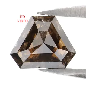 0.79 CT Natural Loose Triangle Diamond Brown Color Diamond Natural Loose Diamond 5.70 MM Triangle Cut Diamond Triangle Shape Dia