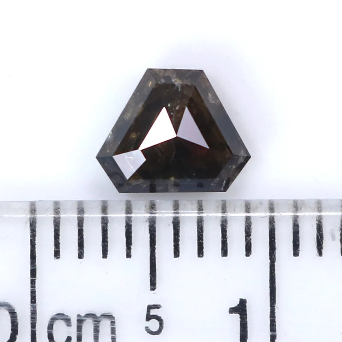 0.79 CT Natural Loose Triangle Diamond Brown Color Diamond Natural Loose Diamond 5.70 MM Triangle Cut Diamond Triangle Shape Dia