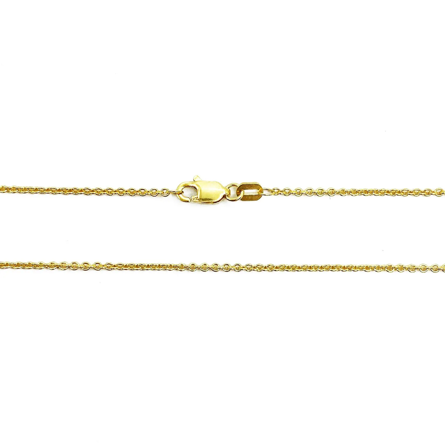 14k Yellow Gold Sturdy and Dainty Chain