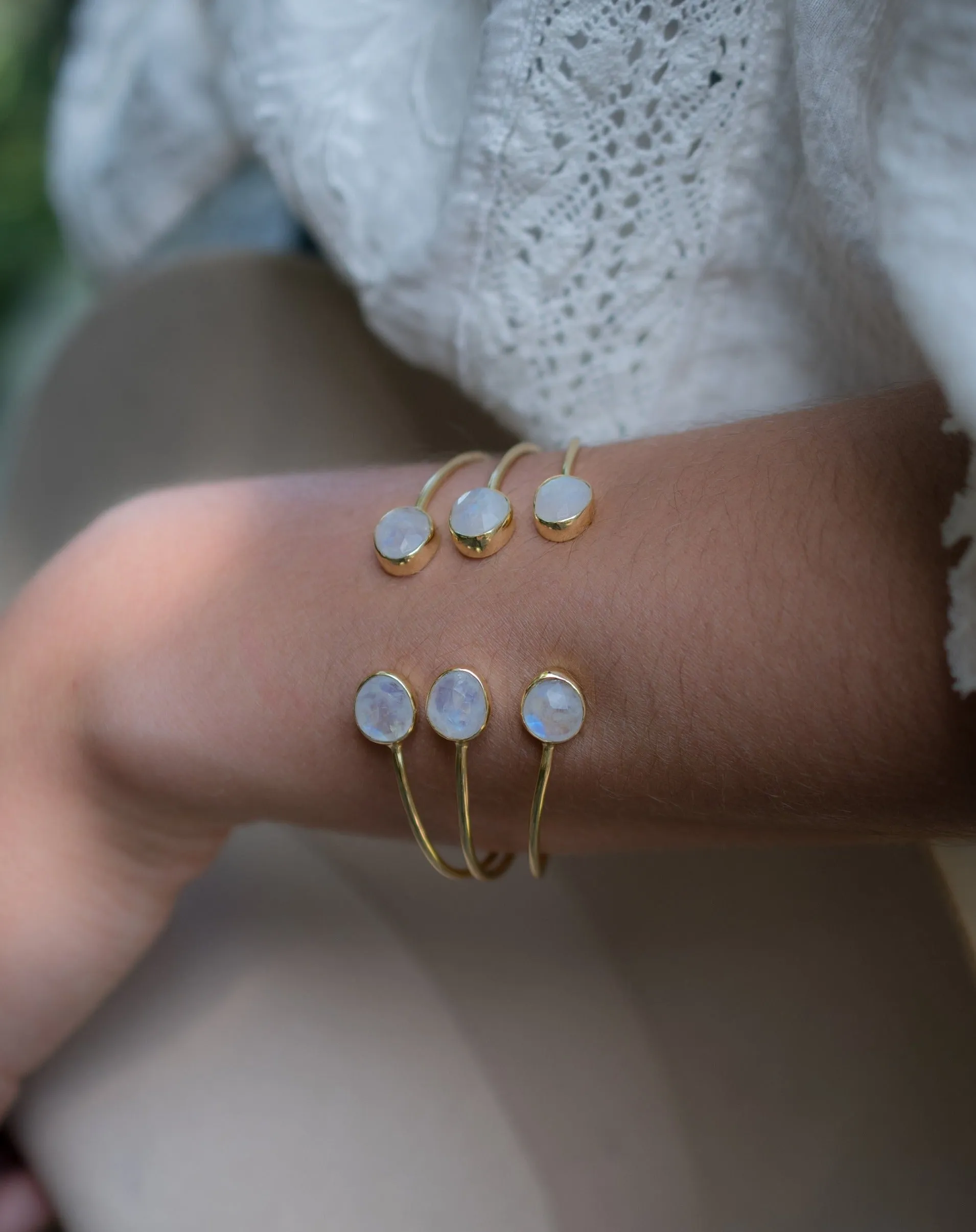 Abigail Bracelet * Moonstone * Gold Plated * BJB027