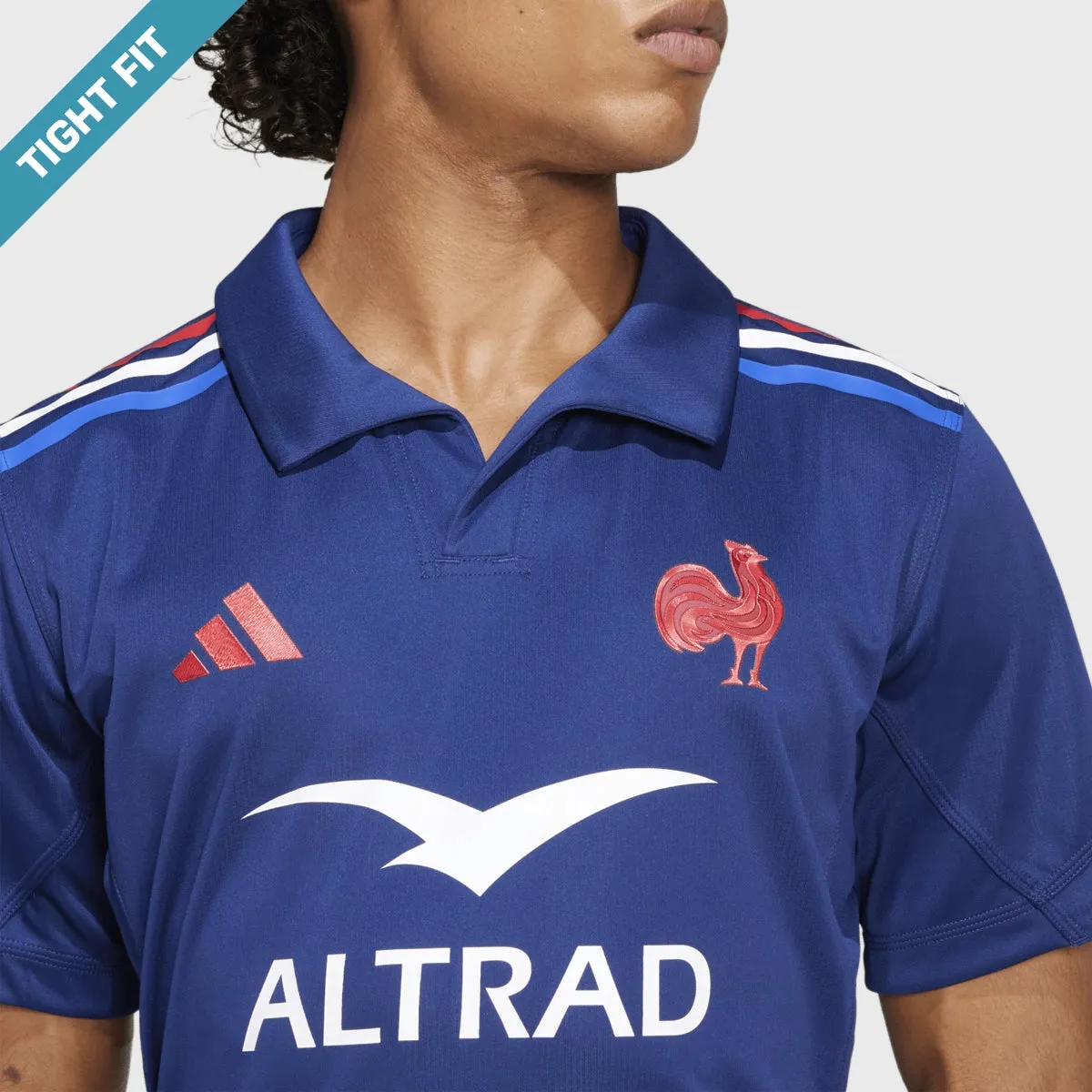 Adidas France Rugby Home Performance Rugby Jersey 2024/25