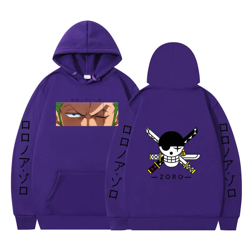 Anime Hooded Sweatshirts Harajuku