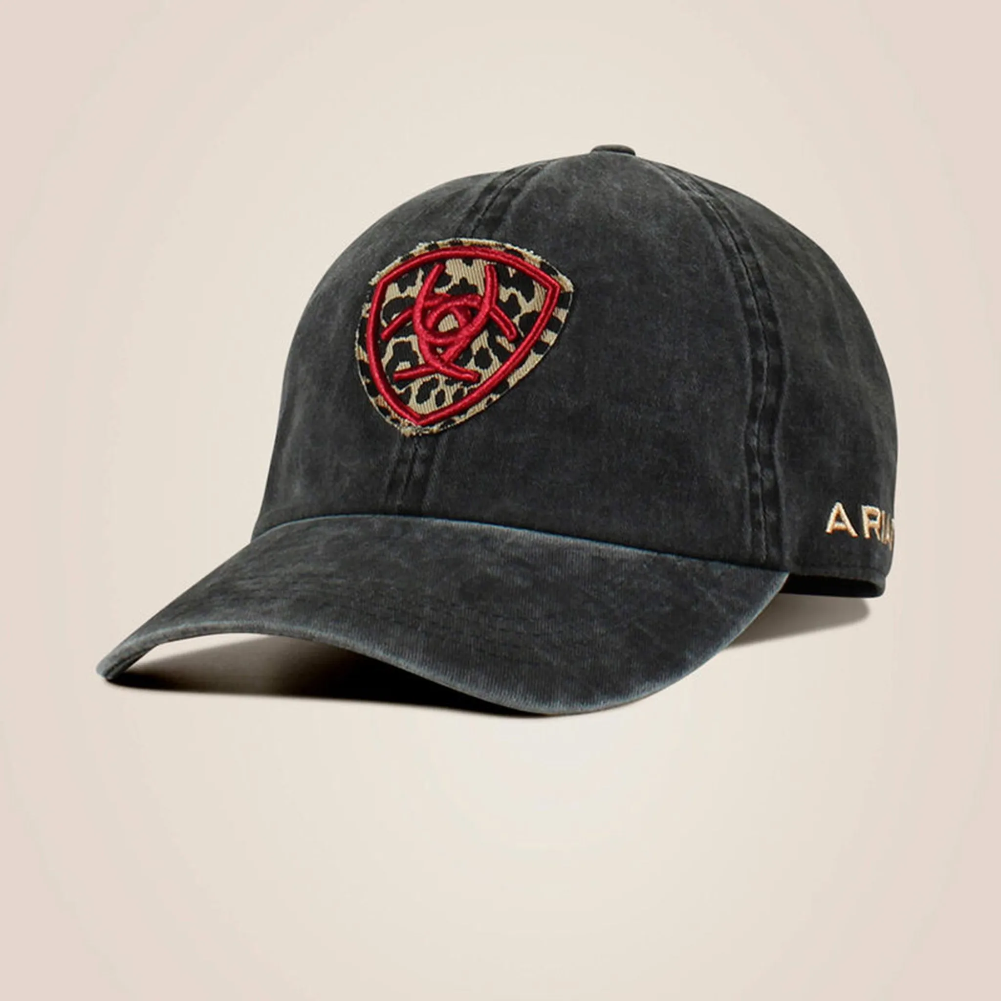 Ariat Black Leopard Patch Cap