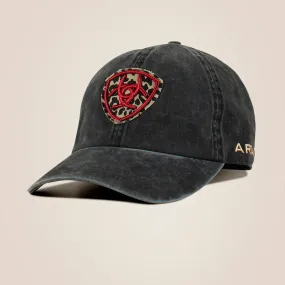 Ariat Black Leopard Patch Cap