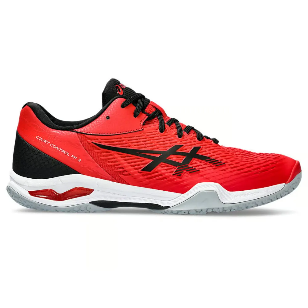 ASICS Men's Court Control FF 3 Badminton Shoe (Classic Red/Black)