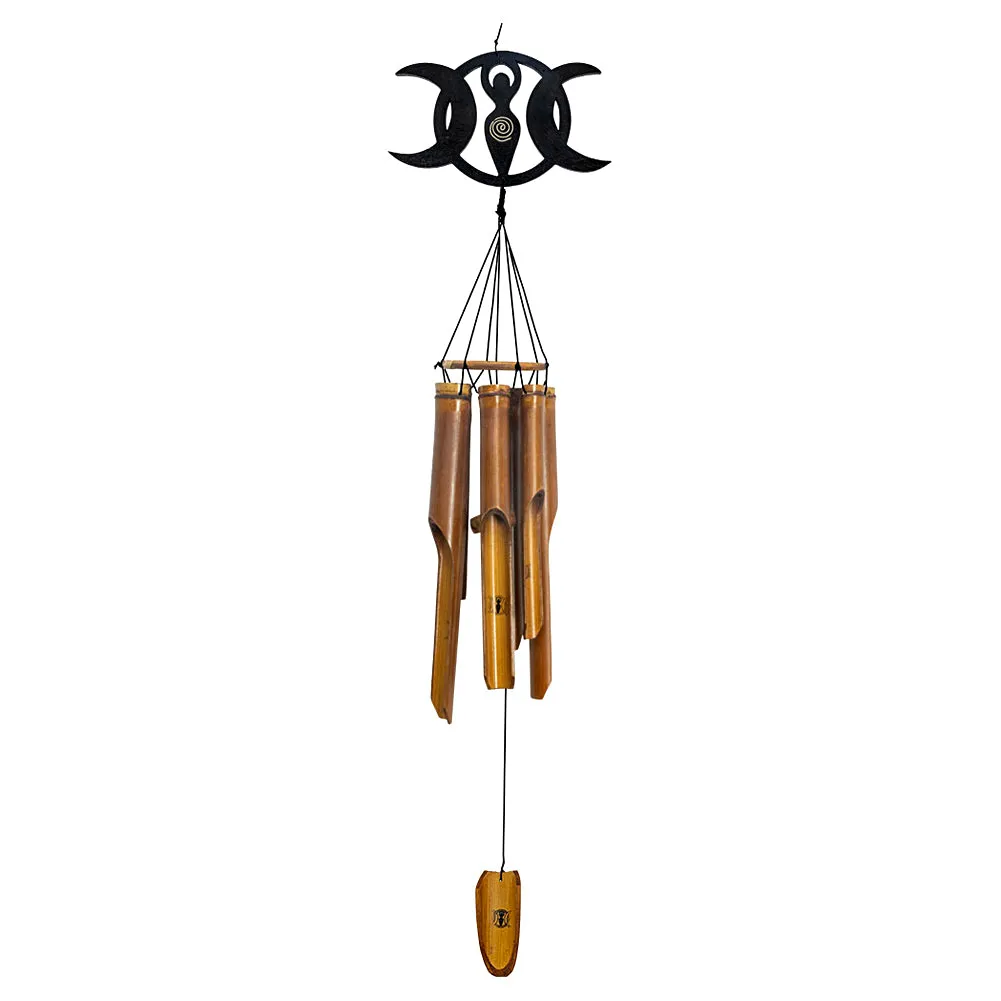 Bamboo Wind Chime - Triple Moon Goddess