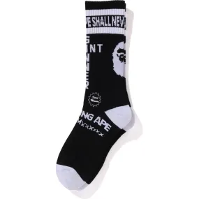 BAPE X SAINT MXXXXXX SOCKS MENS