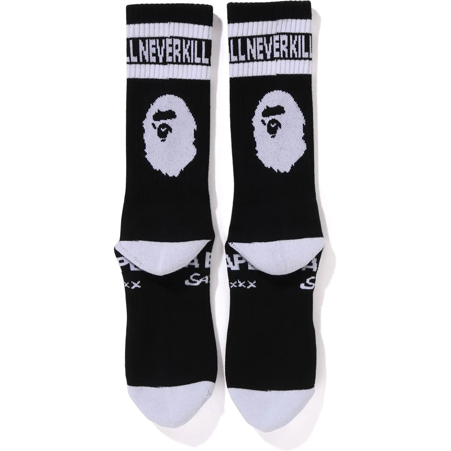 BAPE X SAINT MXXXXXX SOCKS MENS