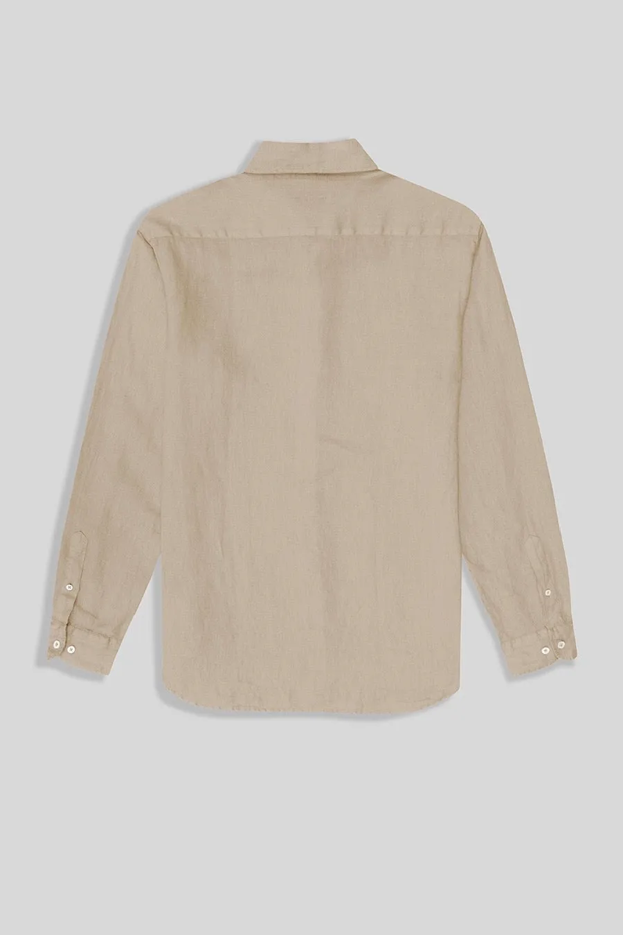 basic linen shirt beige