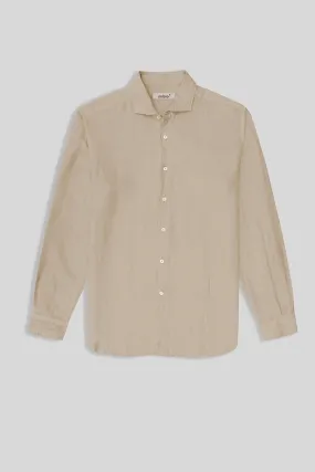 basic linen shirt beige