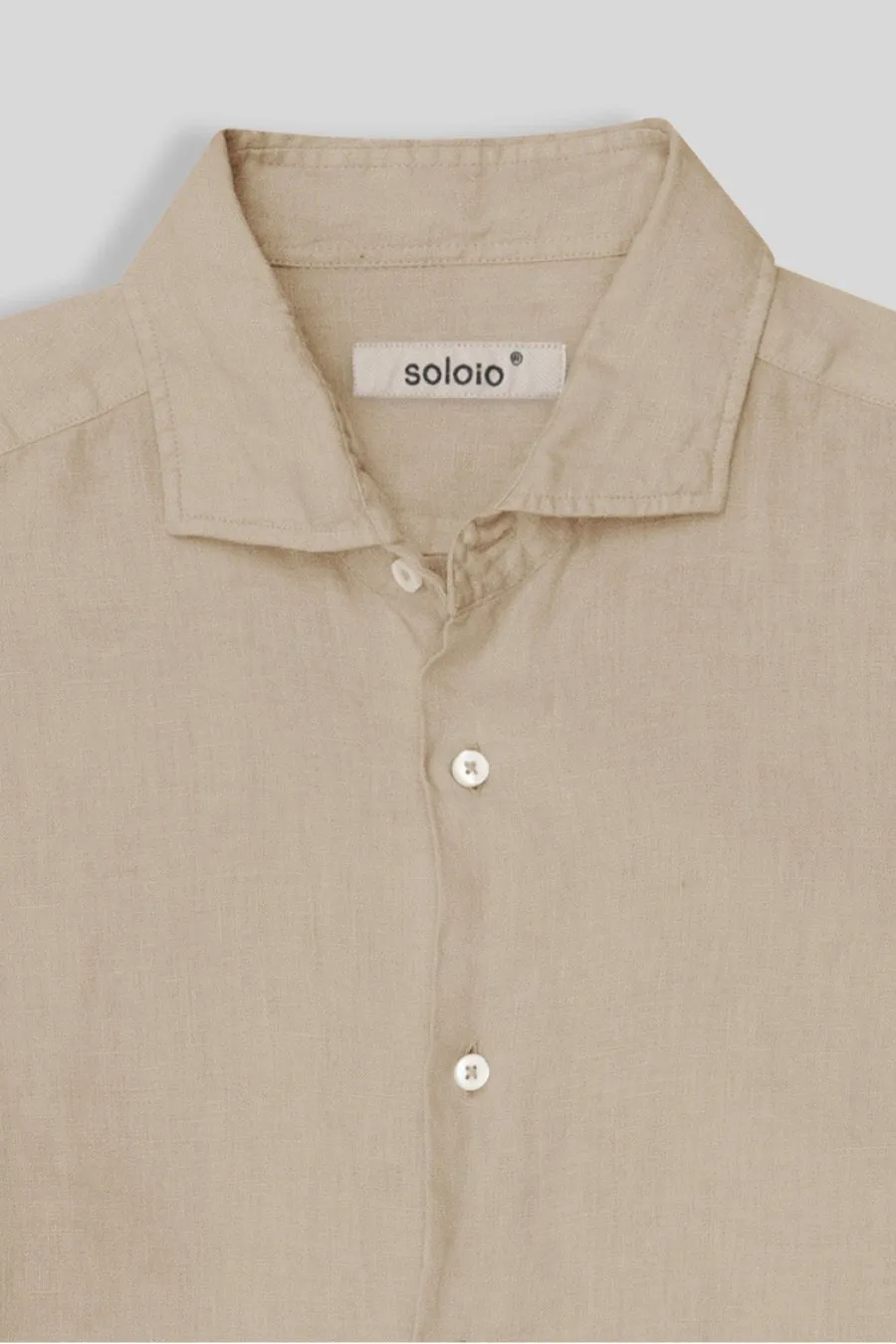 basic linen shirt beige