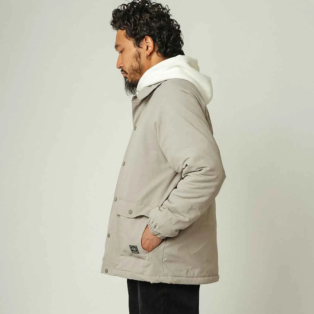 Big Mike Nylon Fleece Jacket - Gray