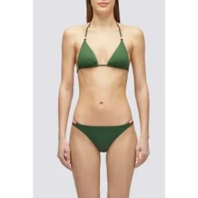 Bikini tinta unita donna Verde oliva