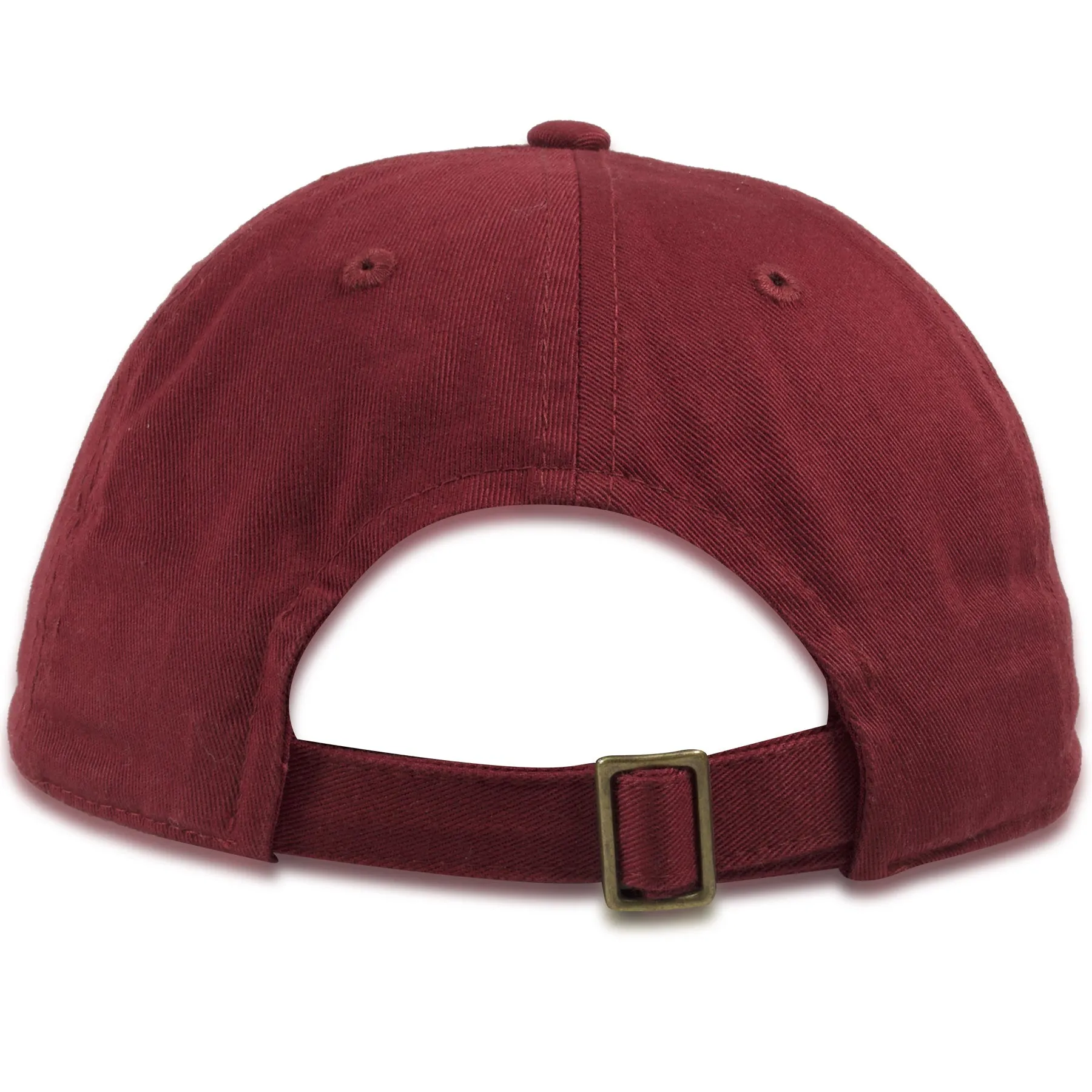 Blank Maroon Kids Adjustable Baseball Cap