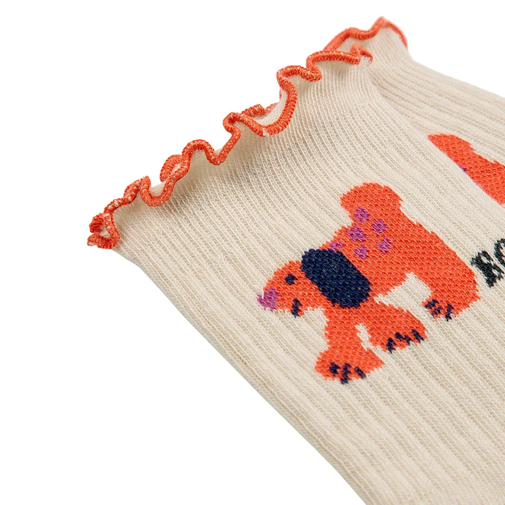 Bobo Choses Child Fairy Dog Socks Cream