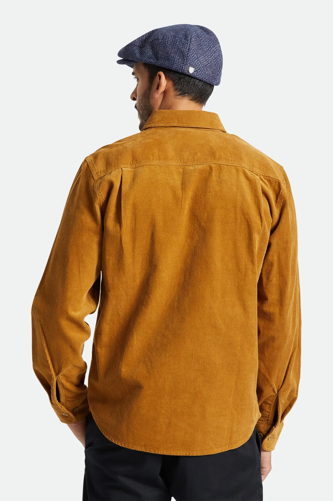 Bowery Corduroy L/S Flannel - Medal Bronze