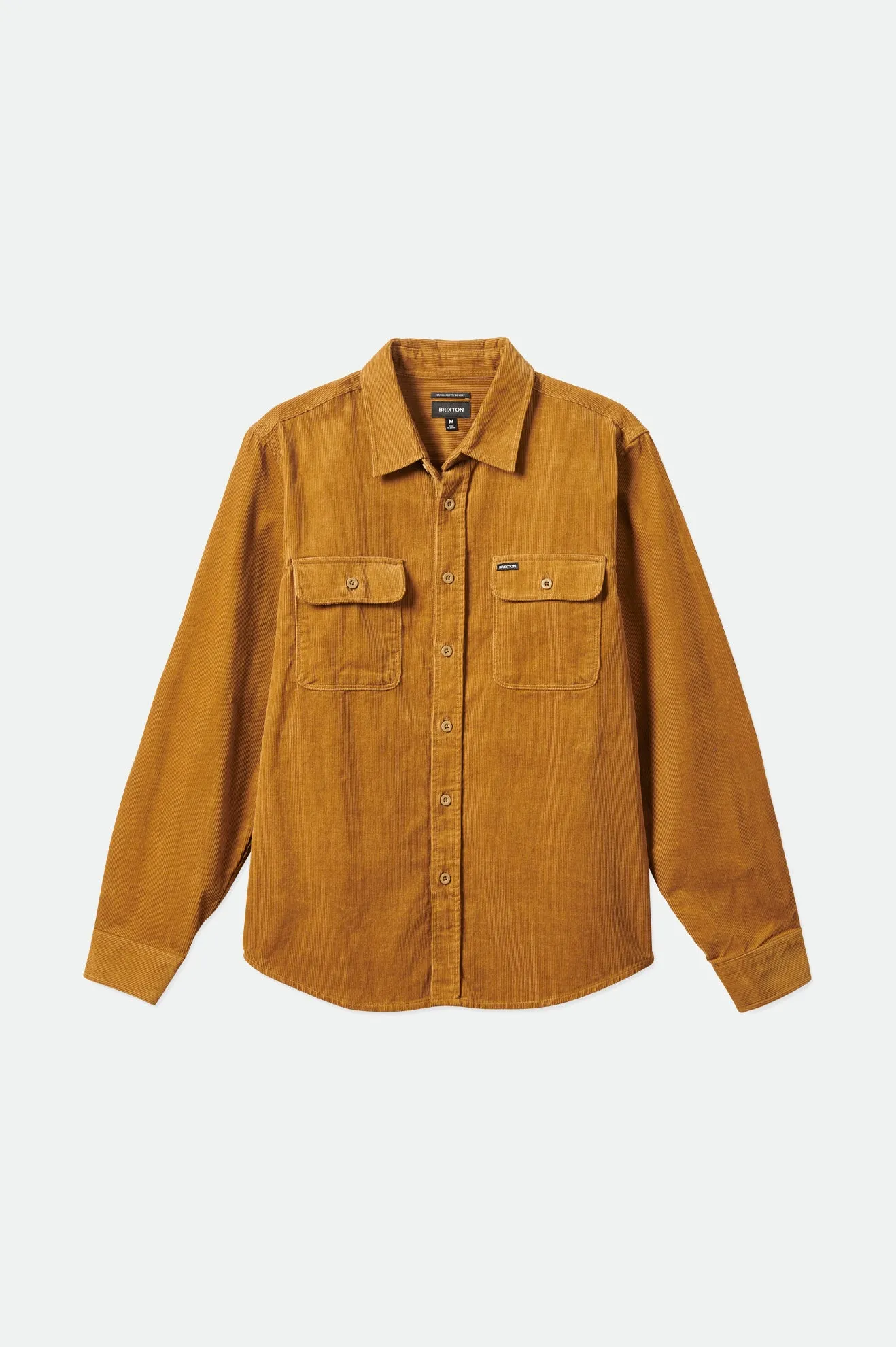 Bowery Corduroy L/S Flannel - Medal Bronze