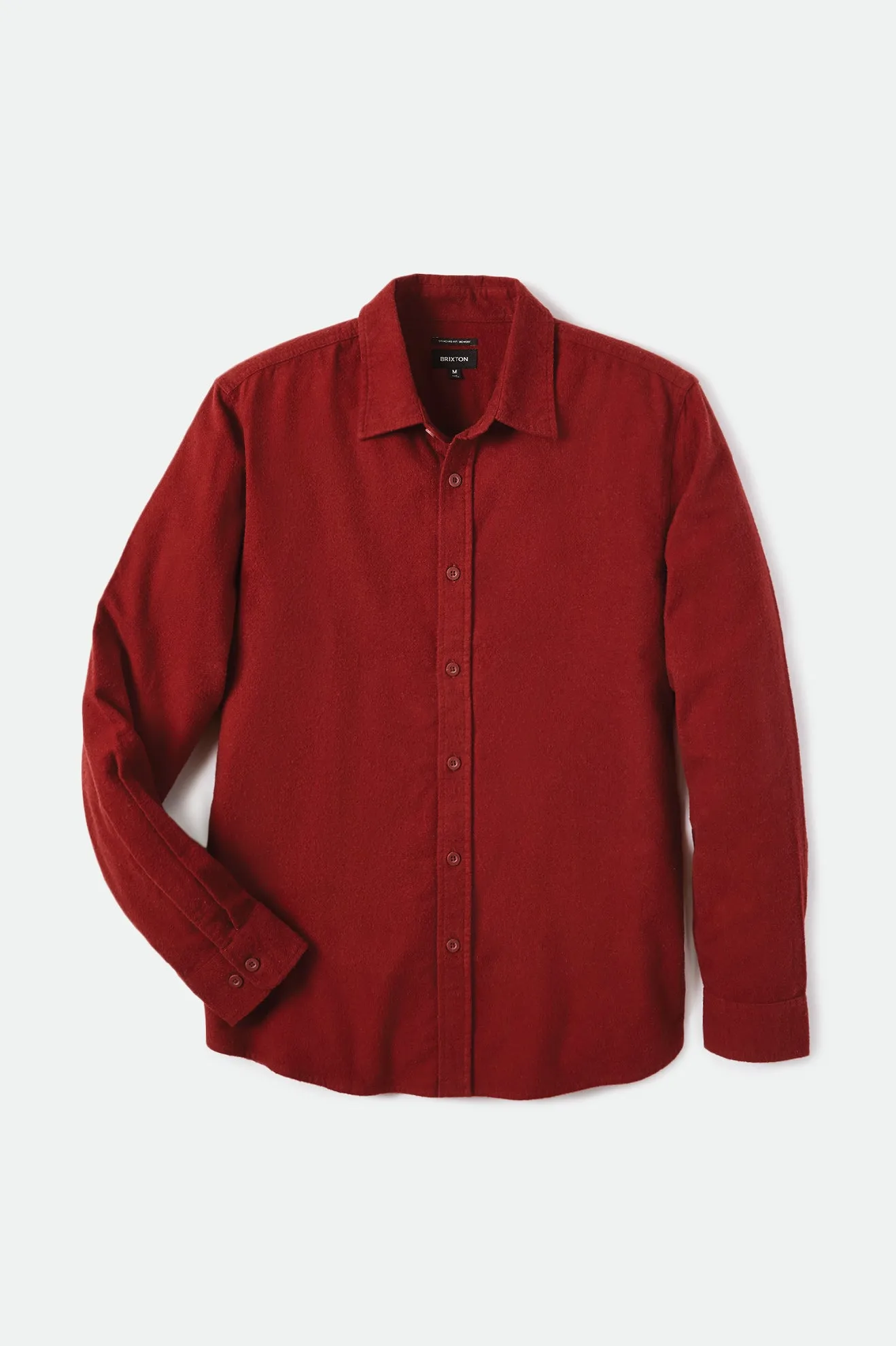 Bowery Soft Weave Np L/S Flannel - Dark Brick