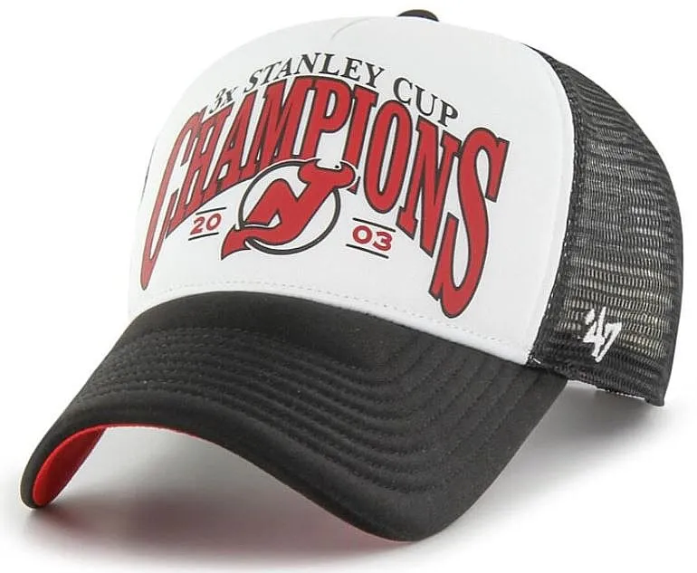 cap 47 Brand NHL New Jersey Devils Foam Champ '47 Off Trucker - Black