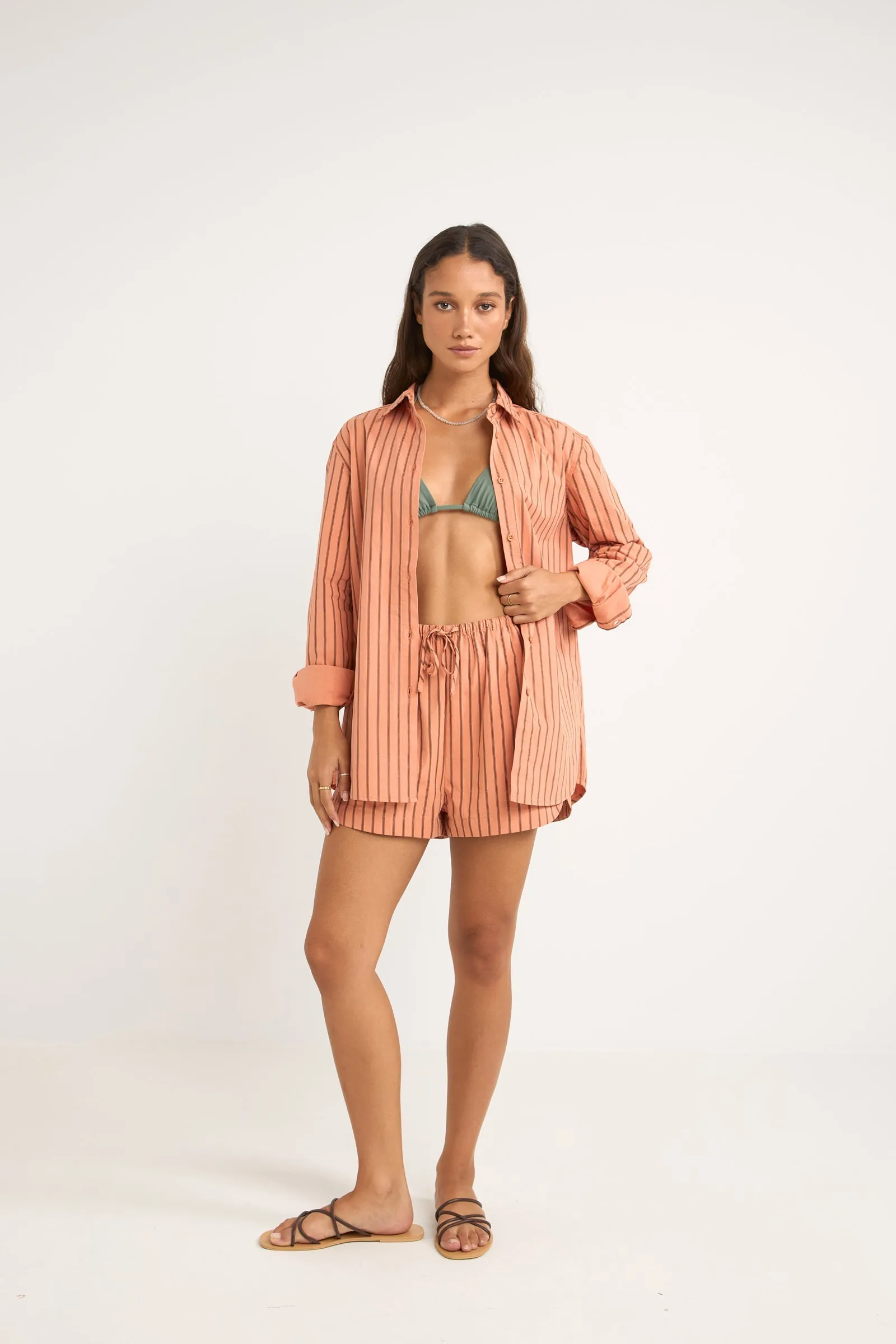 Chica Overswim Stripe Shorts Chica Stripe