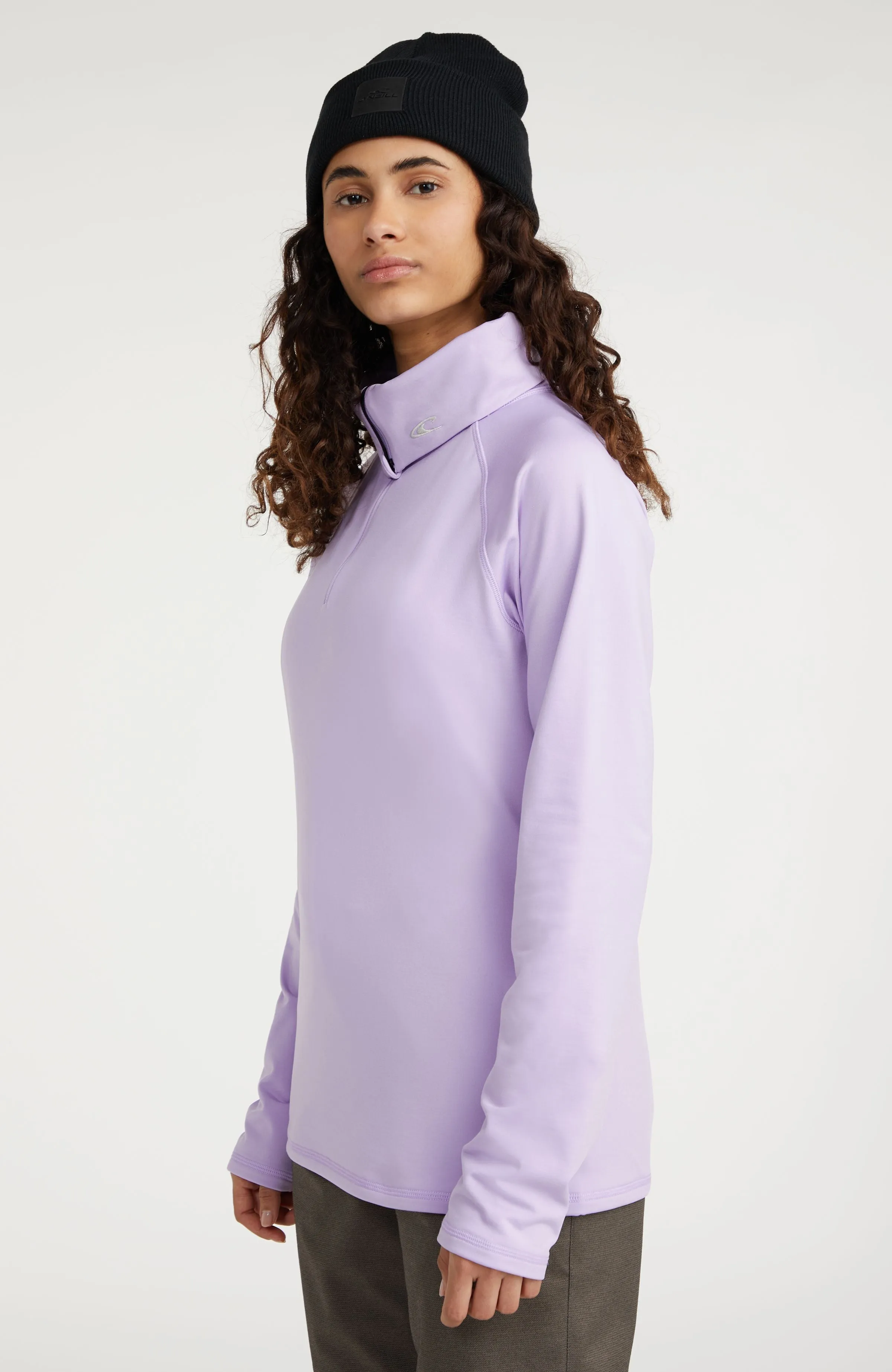 Clime Half-Zip Fleece | Purple Rose