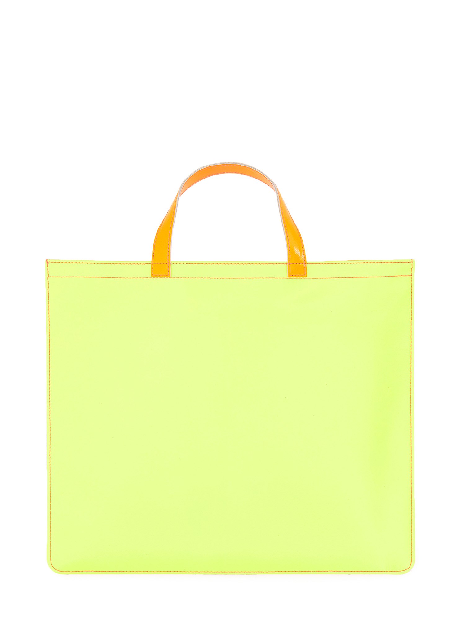 COMME DES GARCONS WALLET    SUPER FLUO LEATHER TOTE BAG