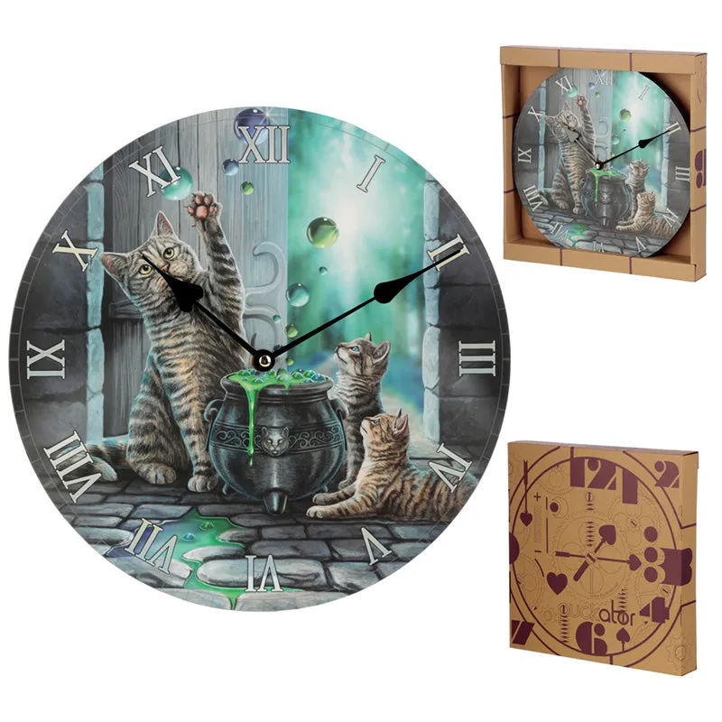 Decorative Cat Hubble Bubble Lisa Parker Wall Clock CKP129