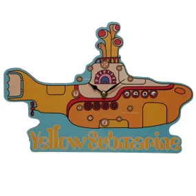 Decorative The Beatles Yellow Submarine Shaped Wall Clock CLCK02