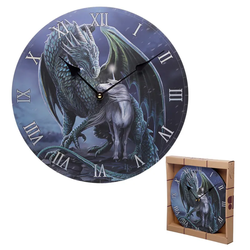 Dragon & Unicorn Protector Magick Lisa Parker Wall Clock CKP140