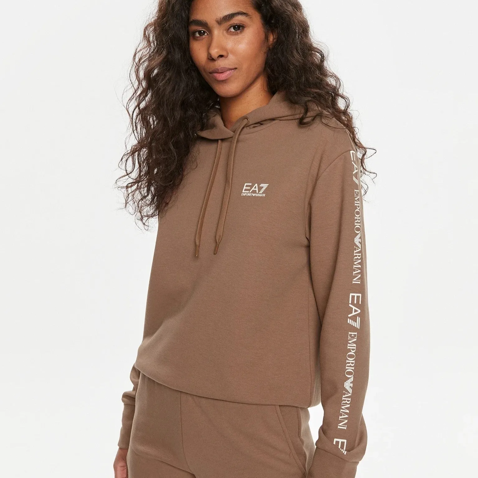 EA7 Womens Stretch-cotton tracksuit