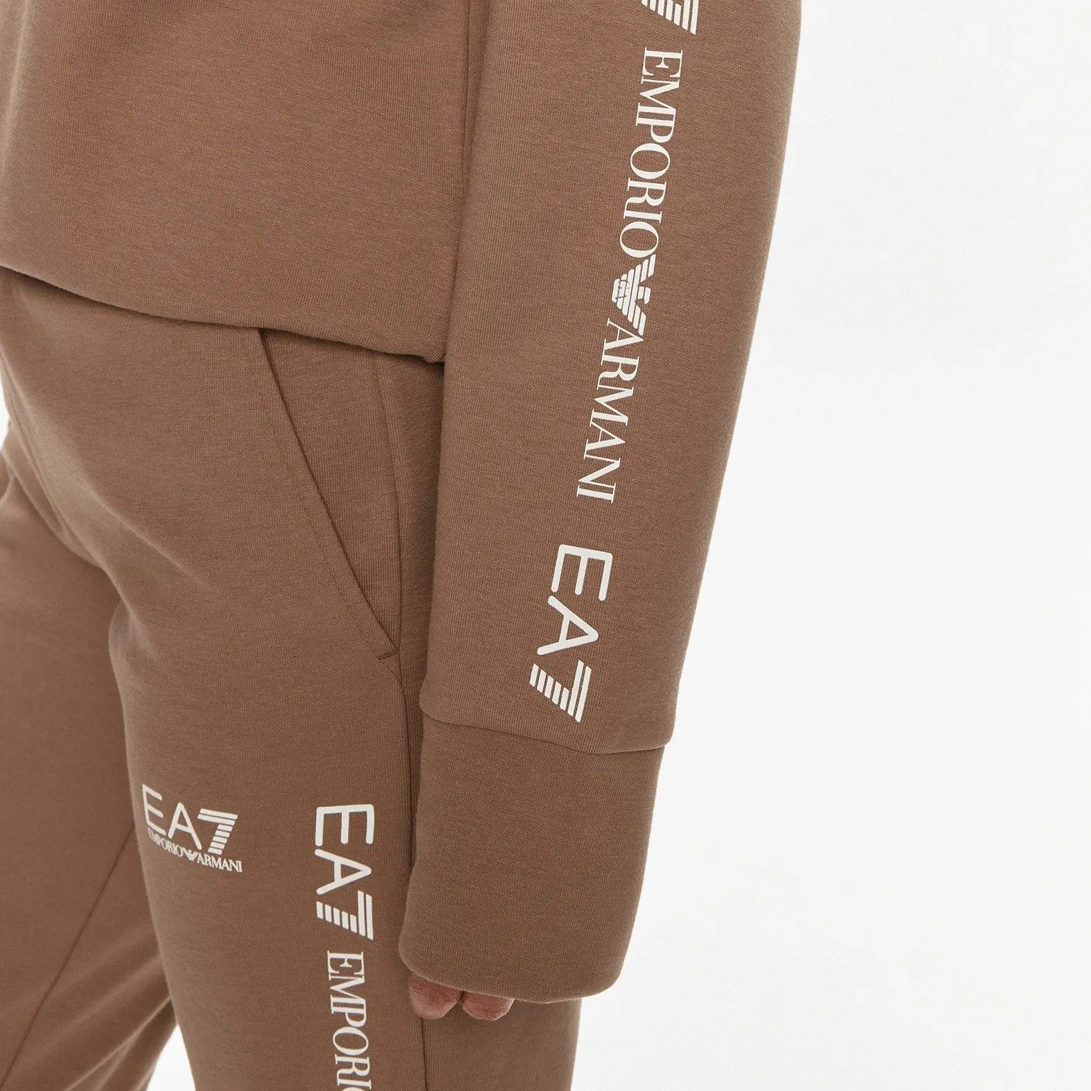 EA7 Womens Stretch-cotton tracksuit