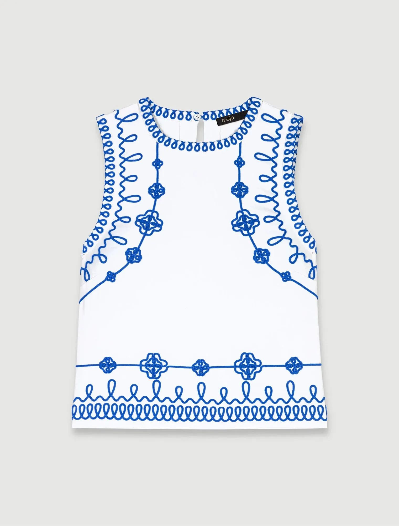 Embroidered top