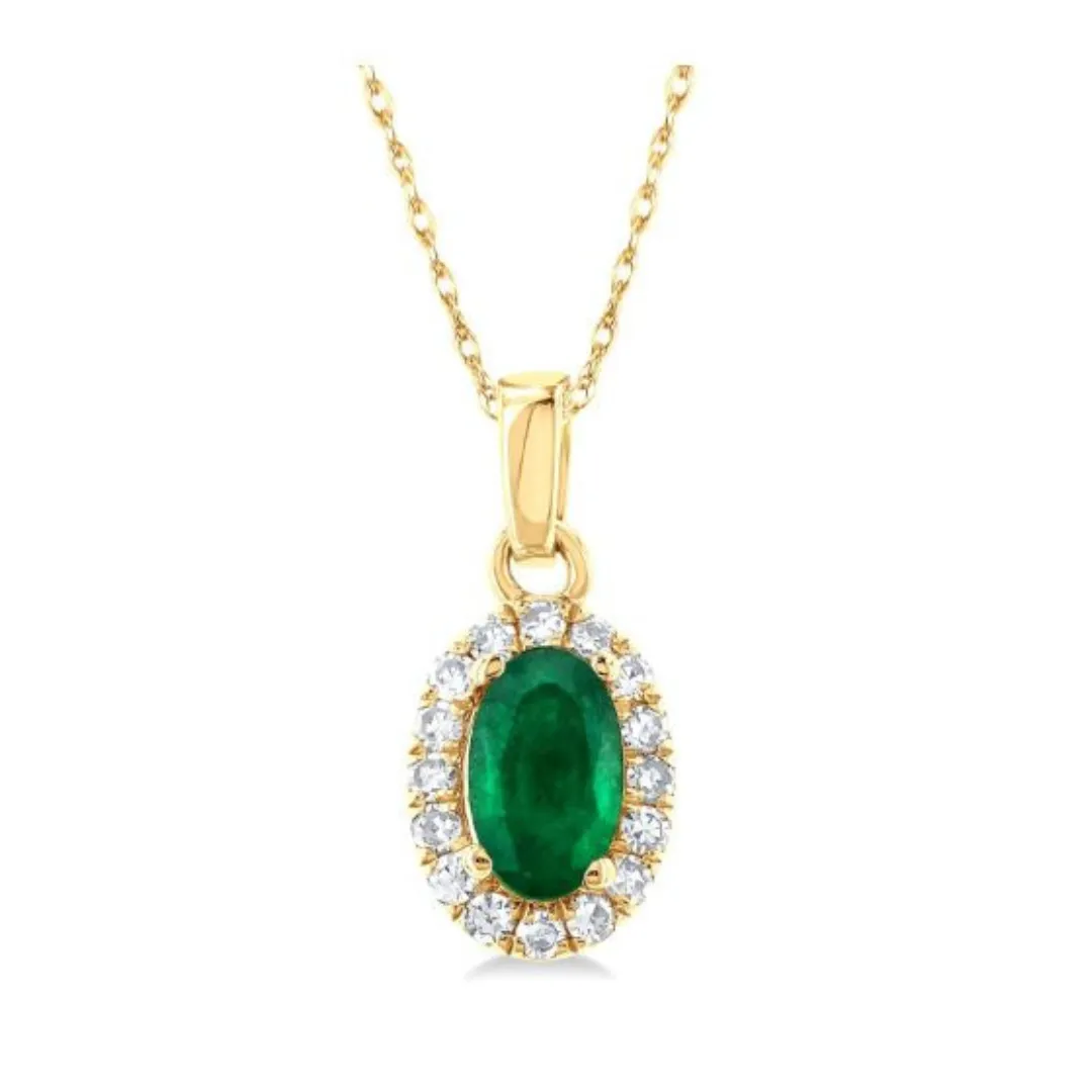 Emerald and Diamond Necklace