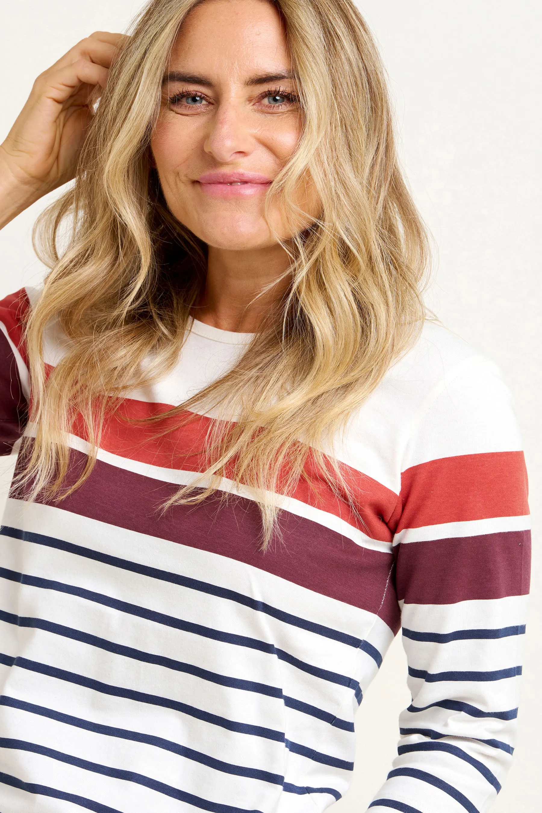 Engineered Stripe Tee