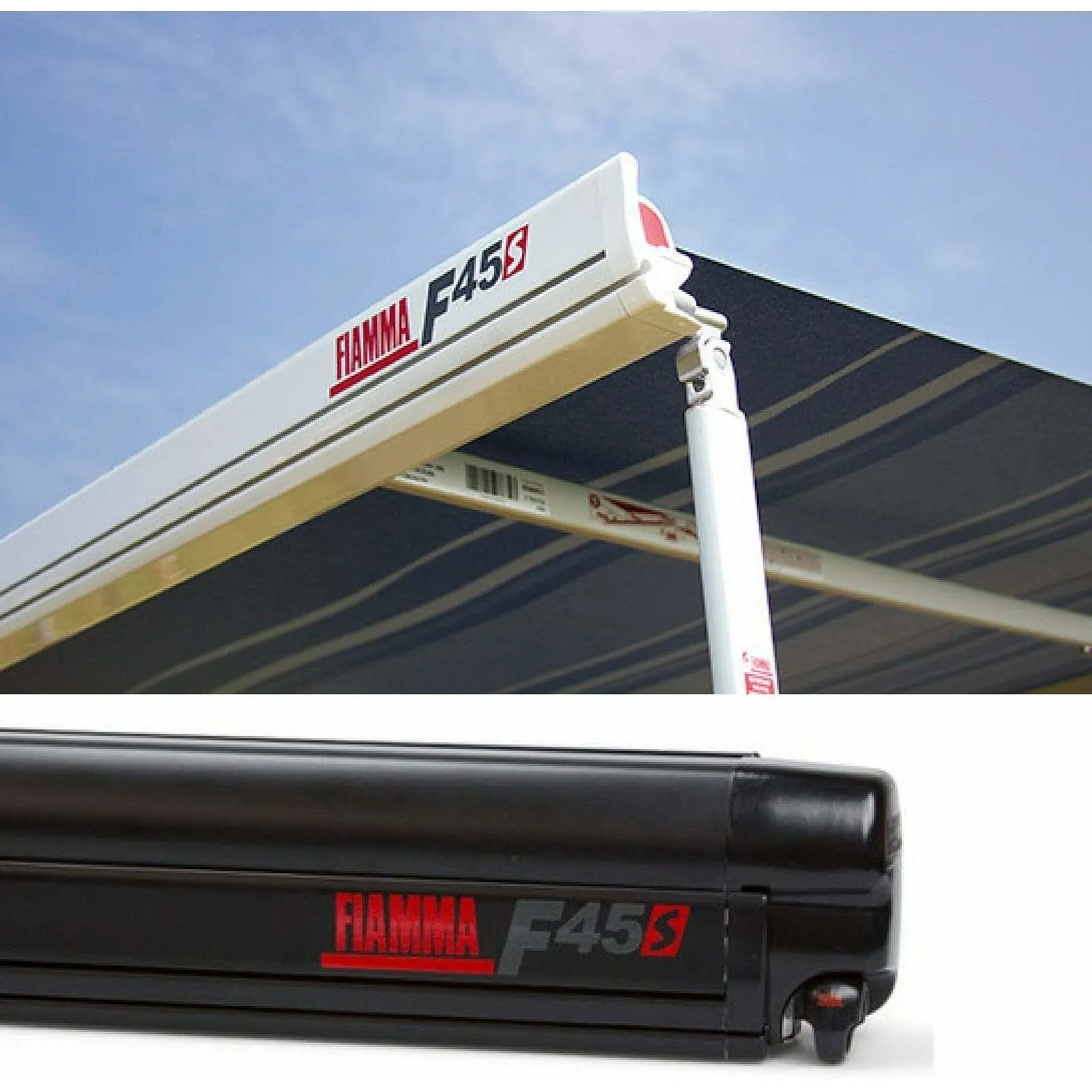 Fiamma F45S Deep Black Motorhome Awning