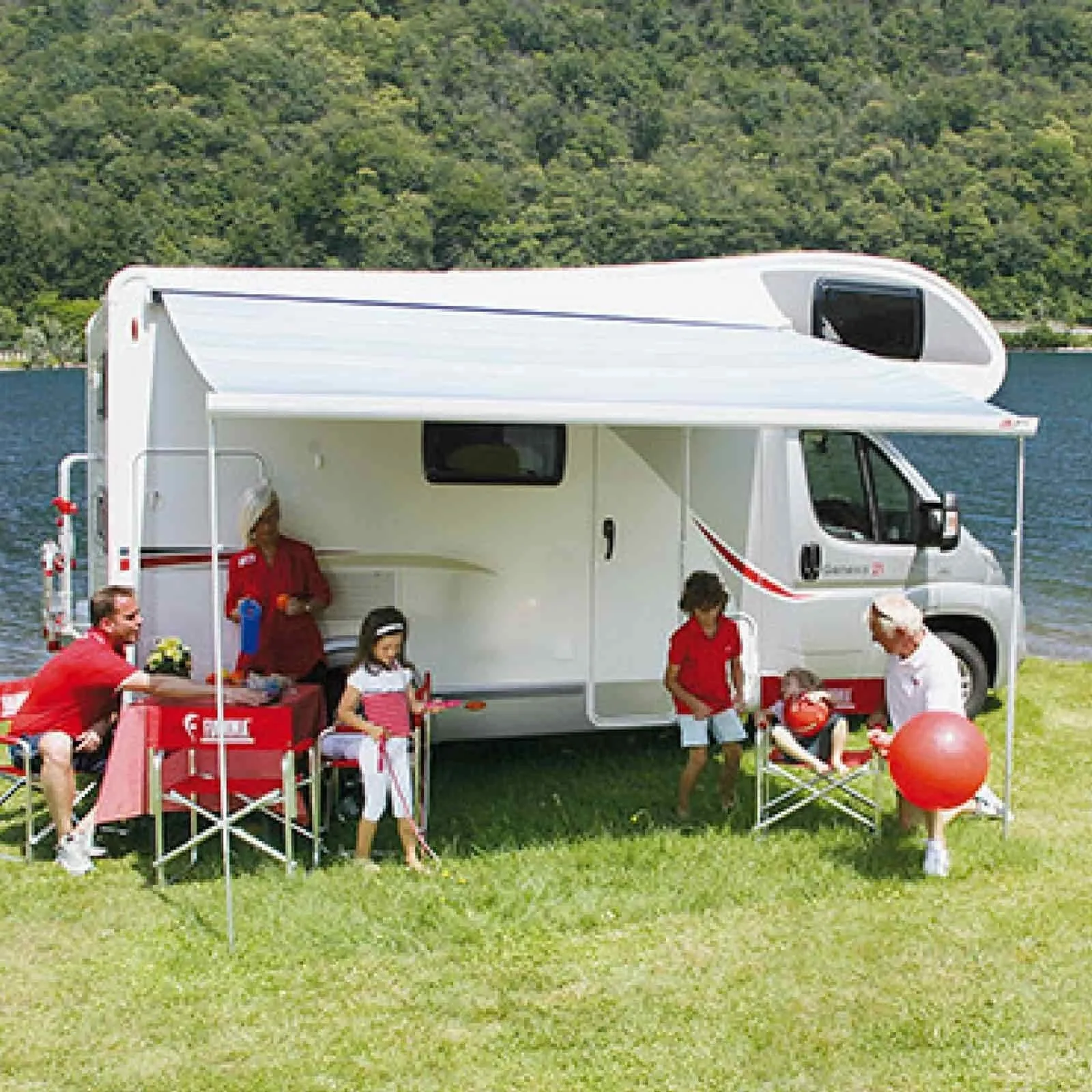 Fiamma F45S Polar White Motorhome Awning