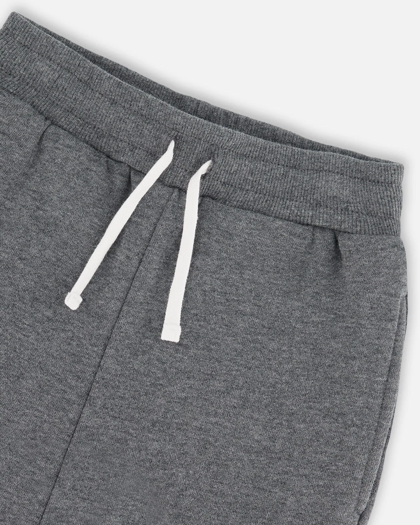 Fleece Sweatpants With Cargo Pockets Dark Gray