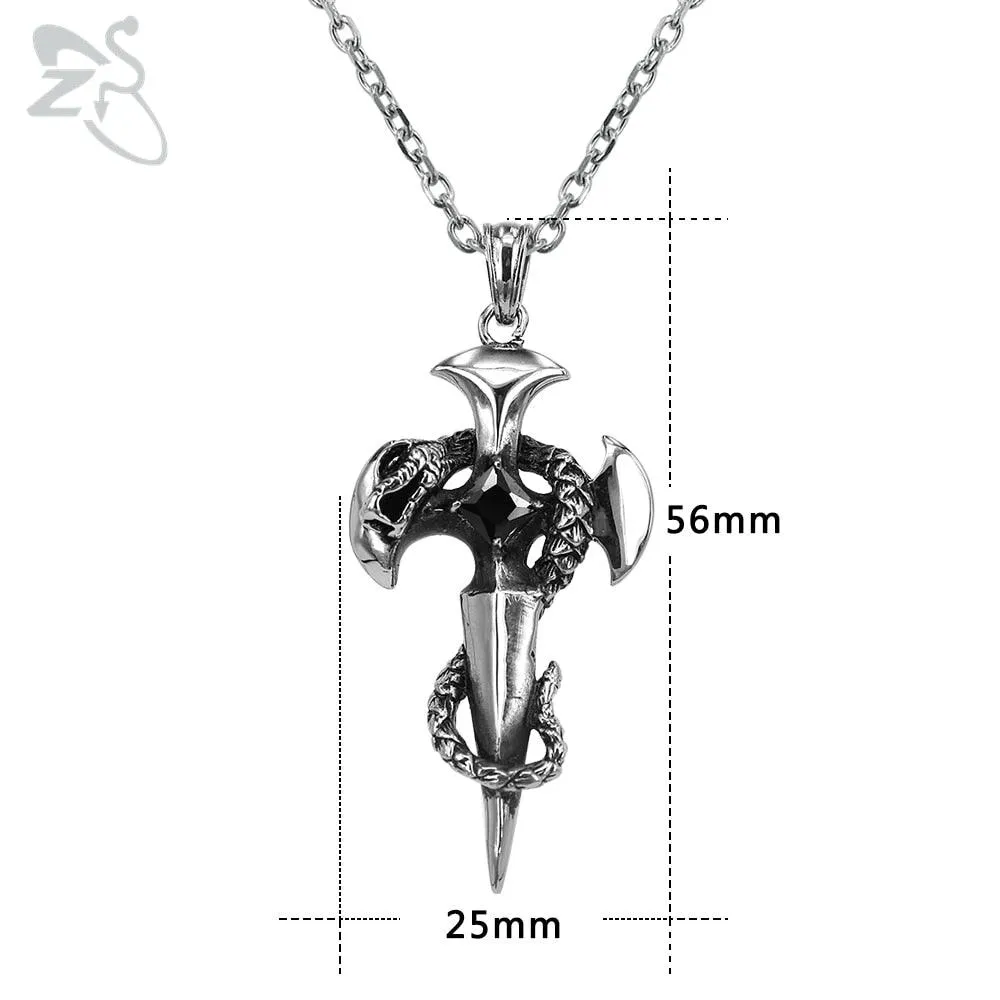 Goth/Metal Style Retro Pendant Necklace