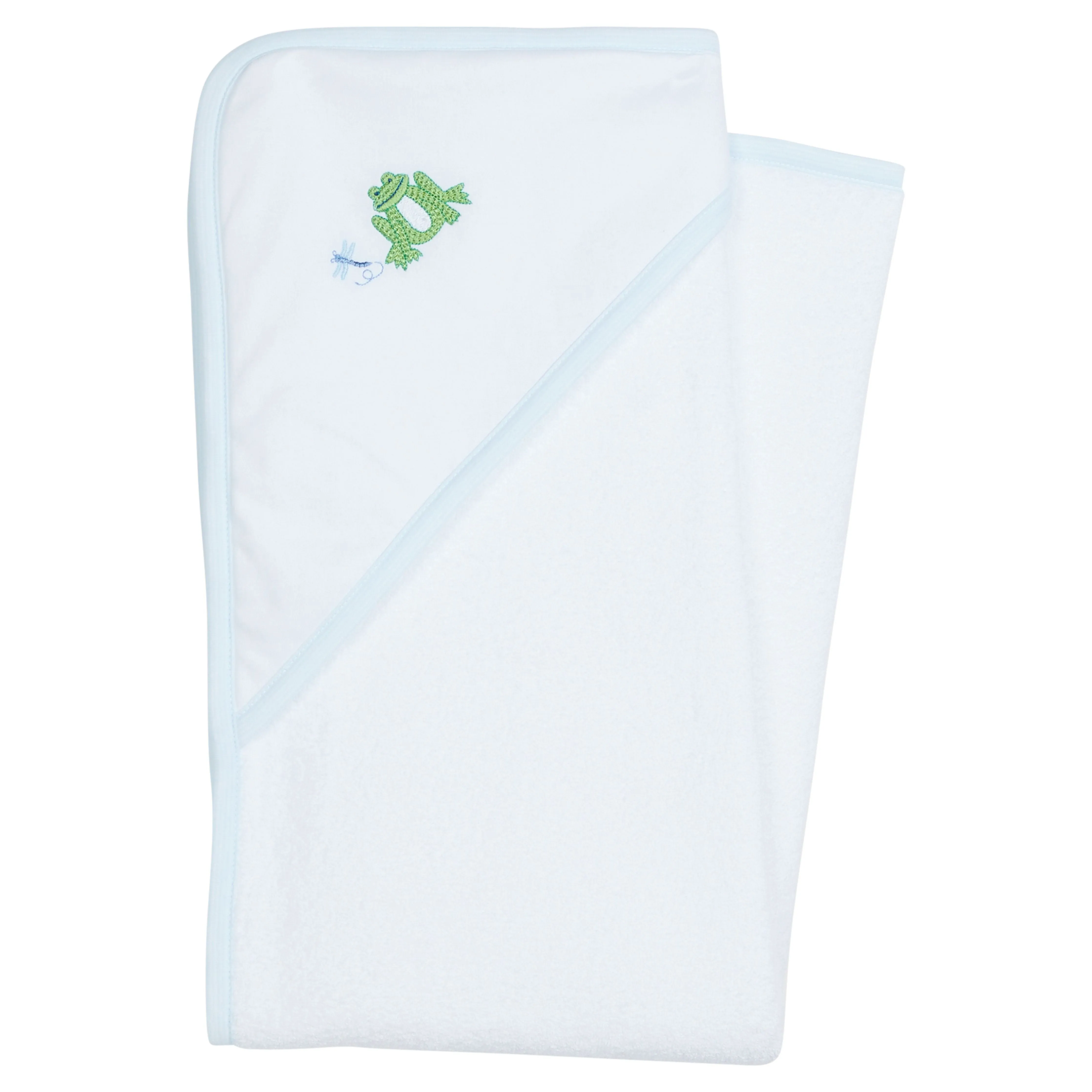 Hooded Towel - Blue Frog