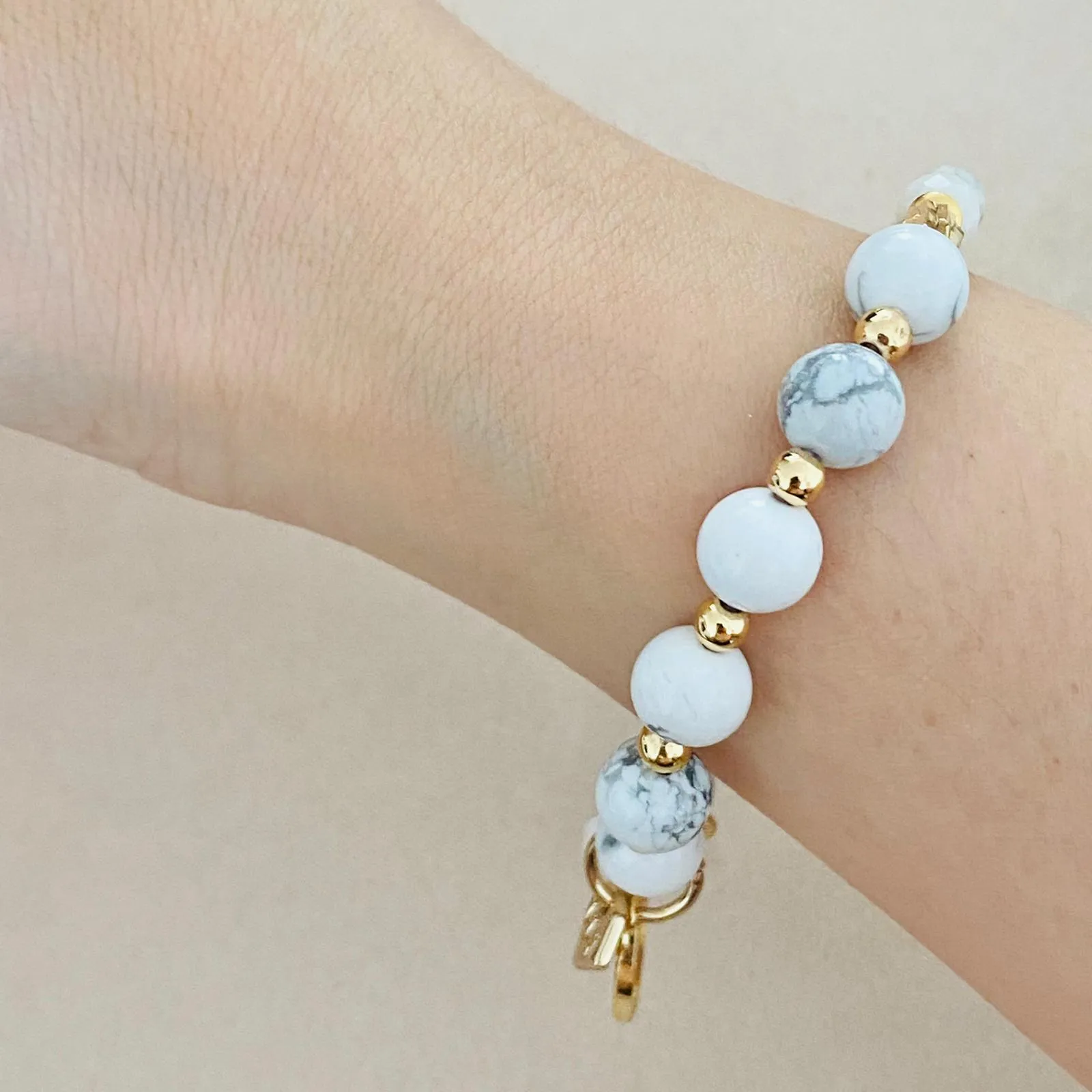 Jade & Howlite Bracelet