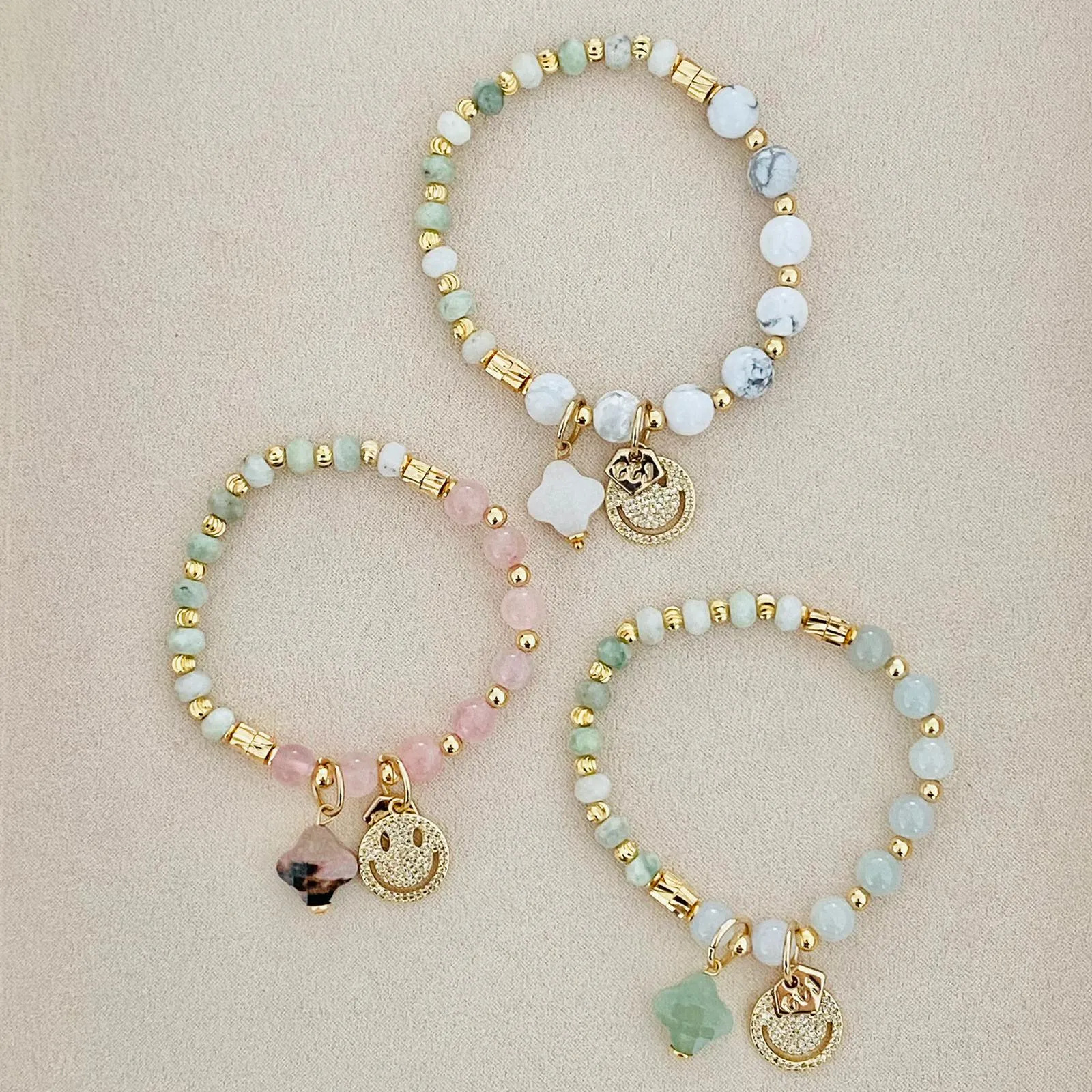 Jade & Howlite Bracelet