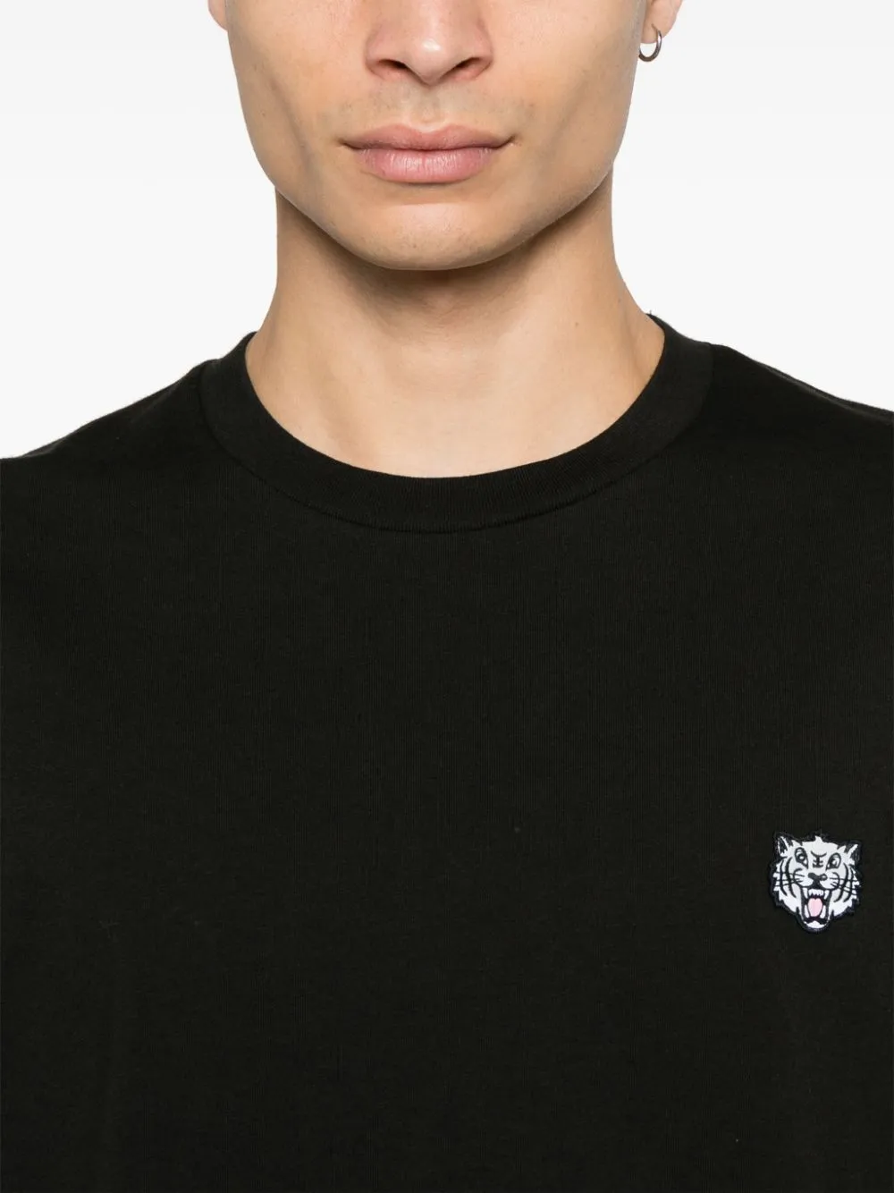 Kenzo Lucky Tiger Embroidered T Shirt.