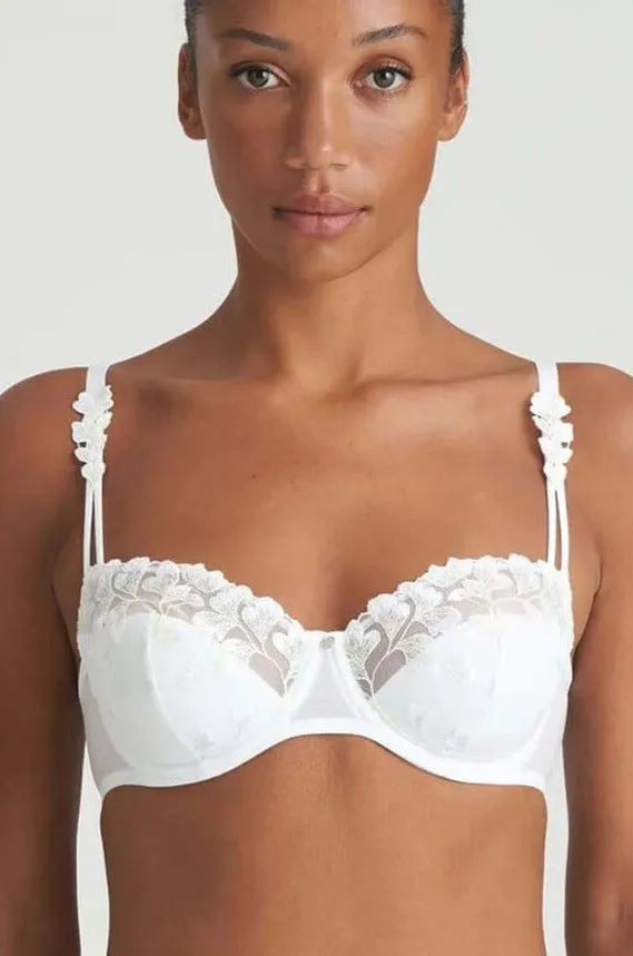 Leda Balcony Bra in White