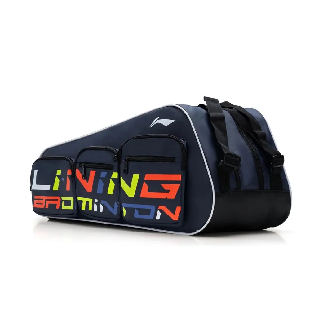 Li-Ning ABDS661 6-in-1 Badminton Kit Bag (Navy)