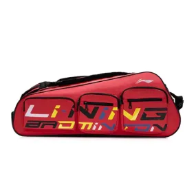 Li-Ning ABDS661 6-in-1 Badminton Kit Bag (Red)